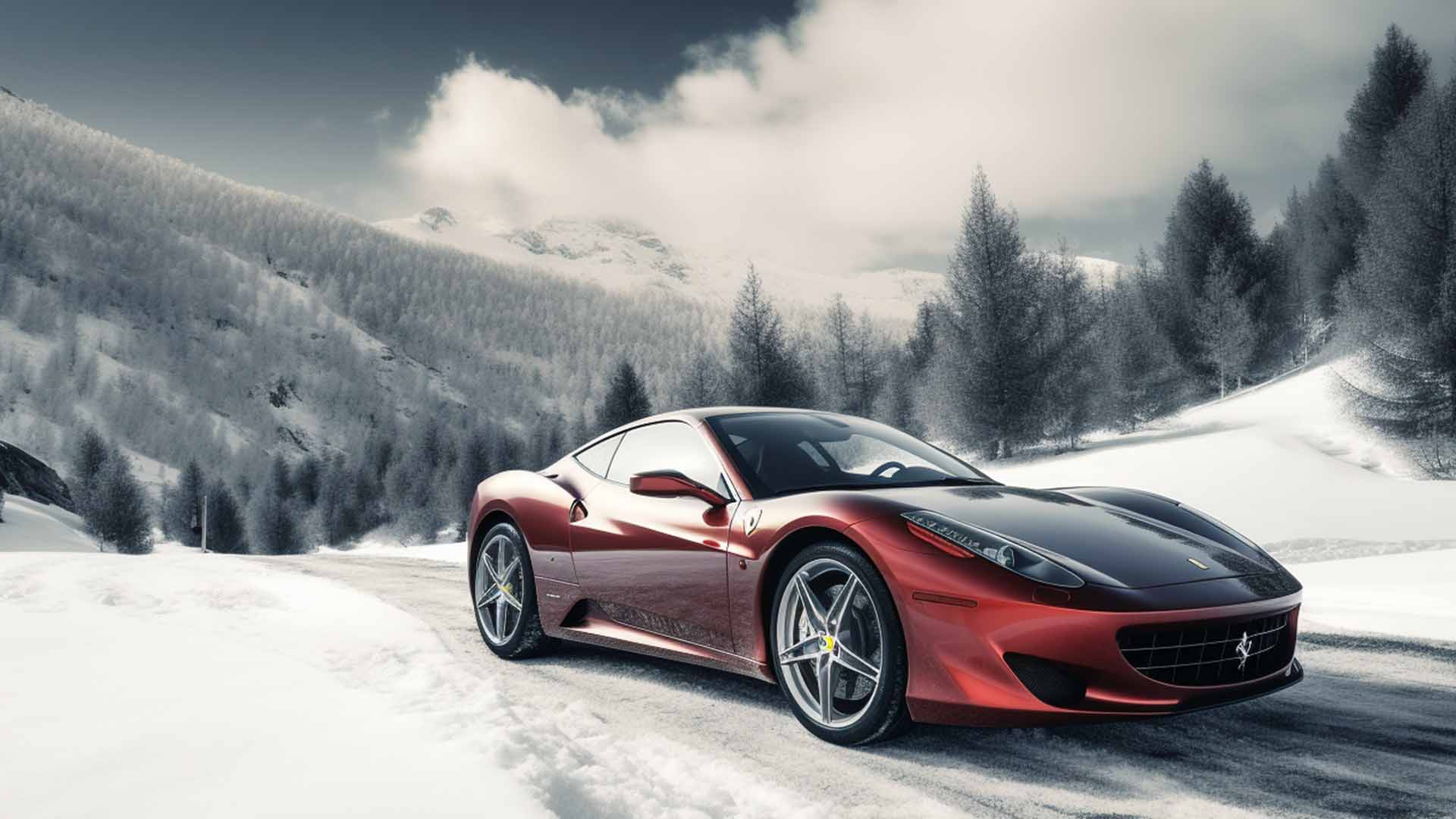 untitled 1 0037 yana heinstein ferrari is parked on a snowy mountain background a522c0f9 4e50 41ee 98c3 03d15ef4b185